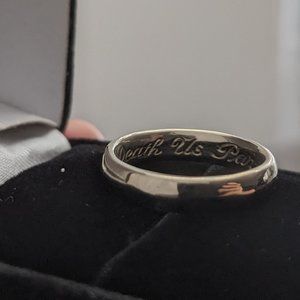 'Till Death Us Part' Band – 5mm -Margaret Cross Jewelery- Wedding Band